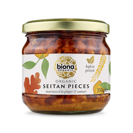 Biona_Organic Seitan Pieces marinated in ginger and soya sauce 350g