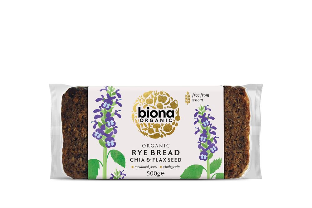 Biona_Organic Rye Bread with Chia & Flax Seed 500g