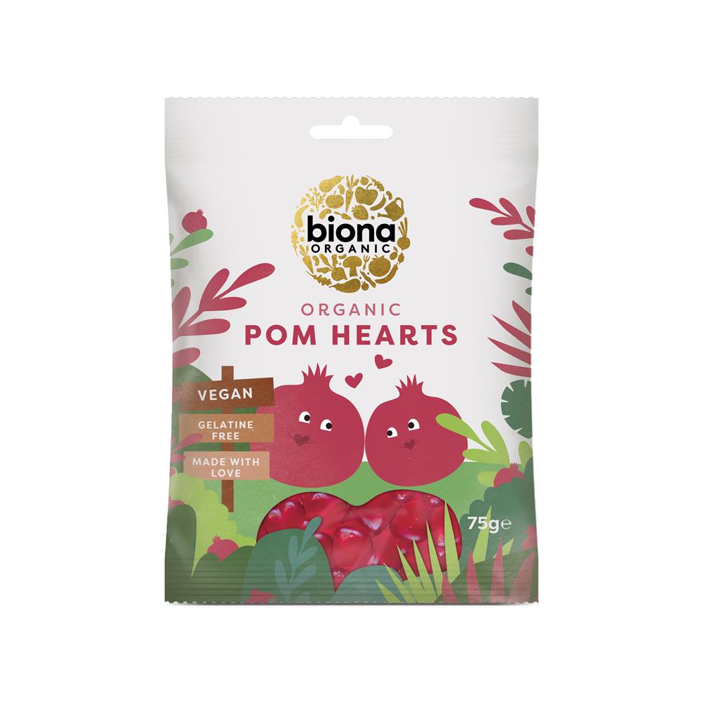 Biona_Organic Vegan Pomegranate Hearts 75g
