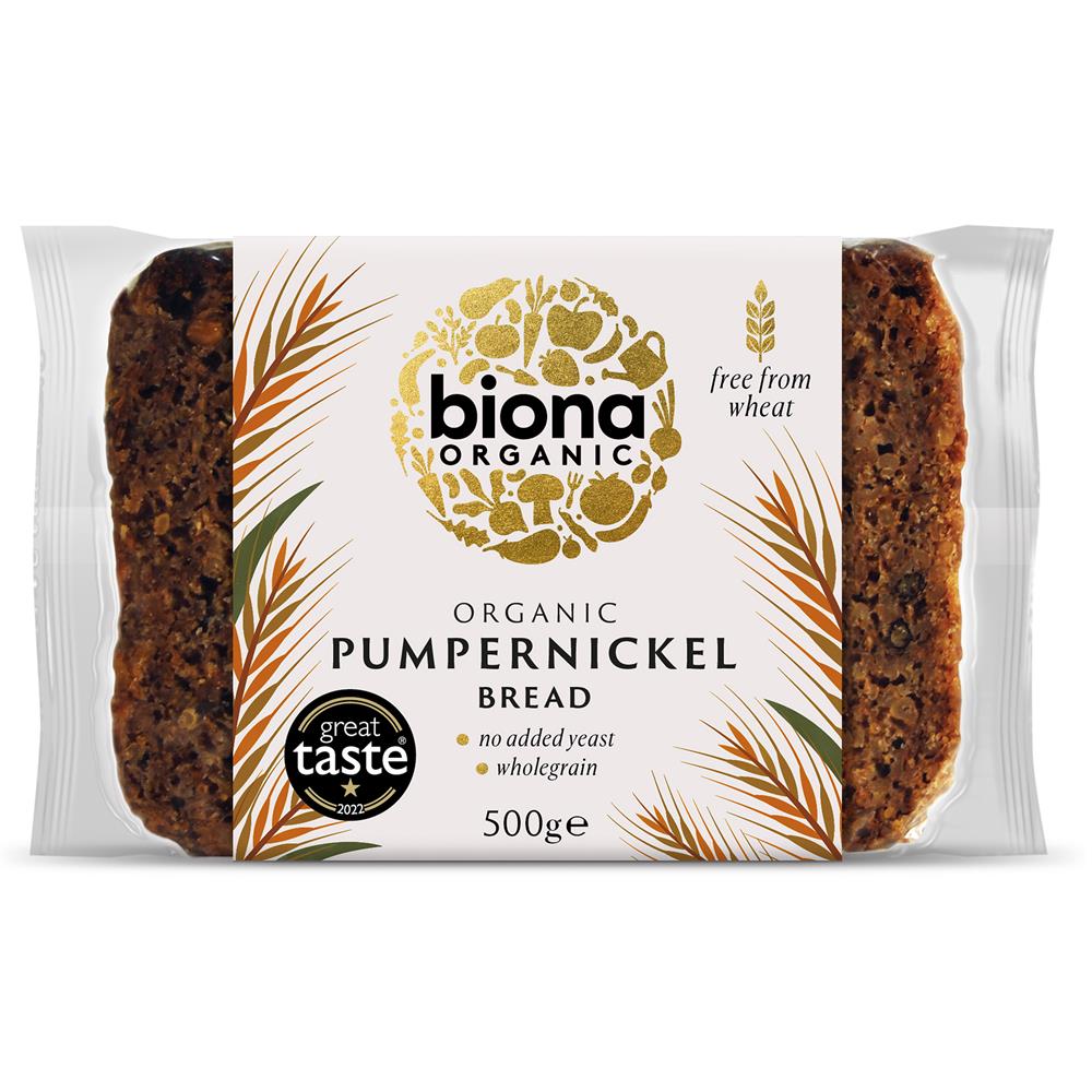 Biona_Organic Pumpernickel Bread 500g