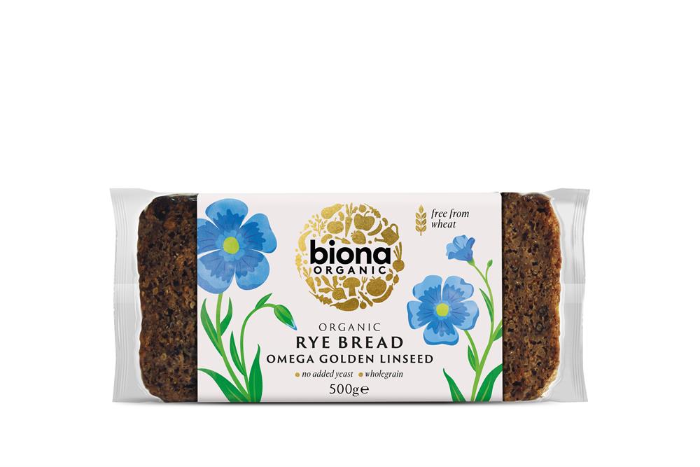 Biona_Organic Rye Bread - Omega Golden Linseed - 500g