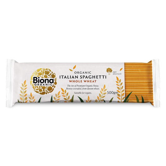 Biona_Organic Wholewheat Spaghetti Pasta 500g