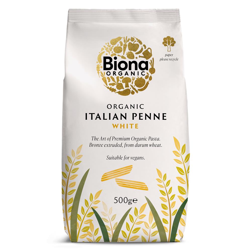 Biona_Organic White Penne Pasta 500g