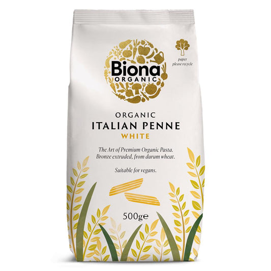 Biona_Organic White Penne Pasta 500g