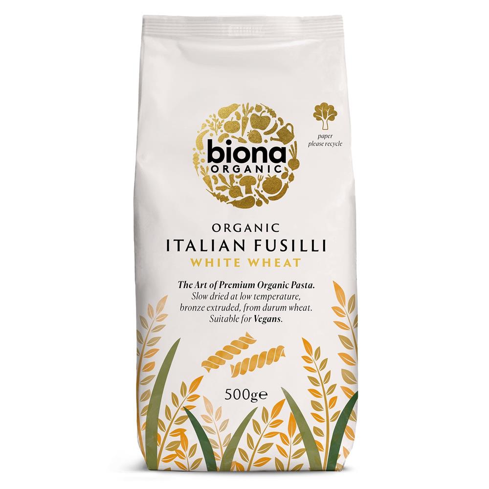 Biona_Organic White Fusilli Pasta 500g