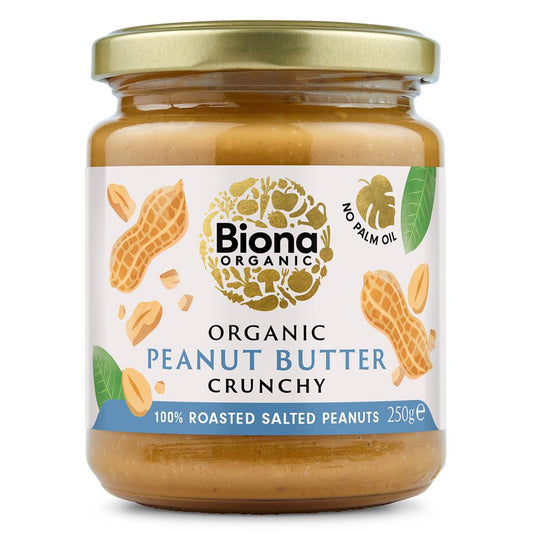 Biona_Organic Peanut Butter Crunchy With Salt 250g