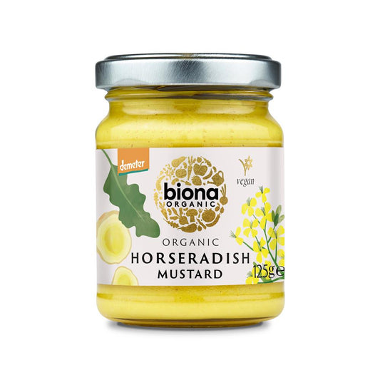 Biona_Organic Horseradish Mustard 125g