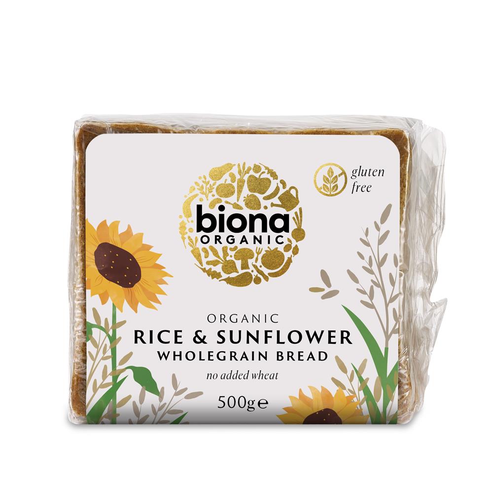 Biona_Organic Rice & Sunflower Seed Bread 500g