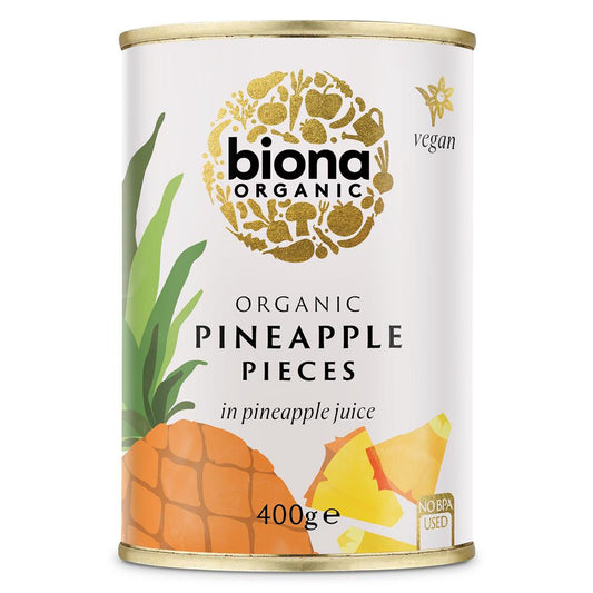 Biona_Organic Pineapple Pieces in Pineapple Juice 400g