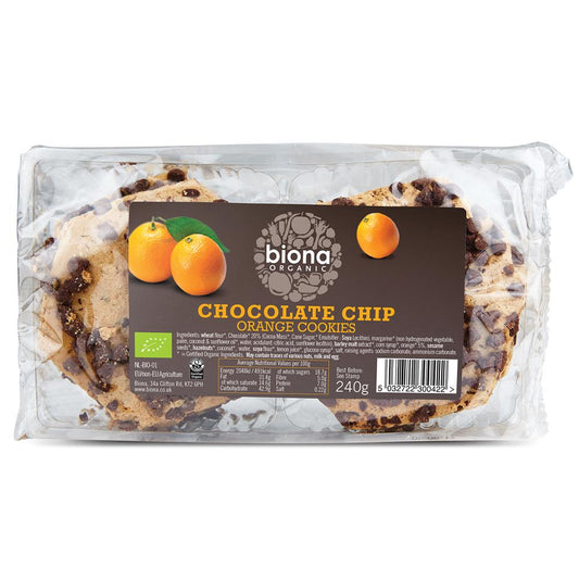 Biona_Organic Chocolate Chip & Orange Cookies 240g