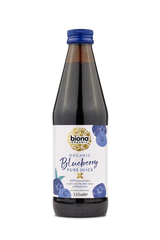 Biona_Organic Blueberry Juice Pure 100% 330ml