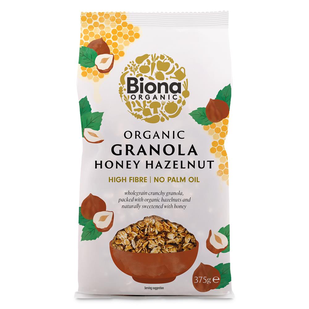 Biona_Organic Honey Hazelnut Crunchy Granola - No added sugar 375g