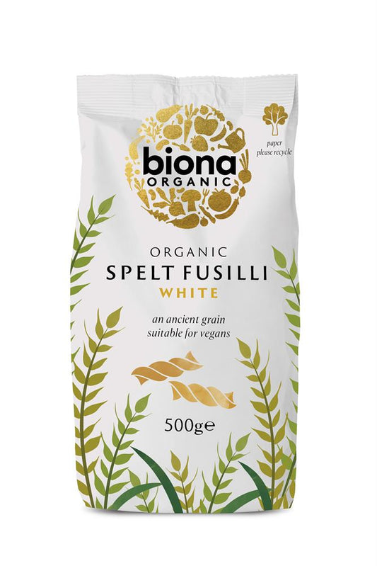 Biona_Organic Spelt White Fusilli Pasta 500g