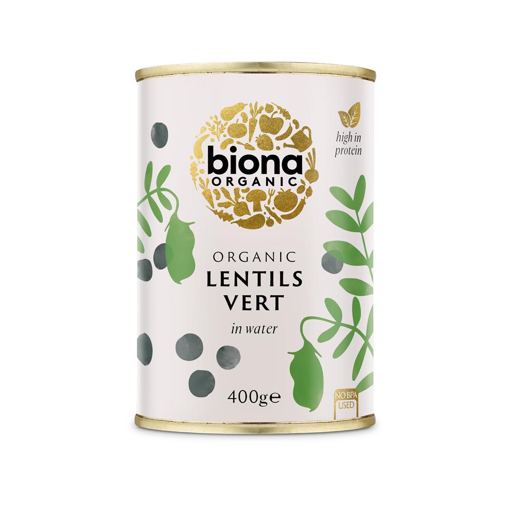 Biona_Lentils Vert 400g