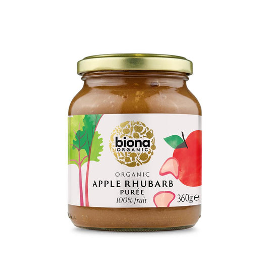 Biona_Organic Apple & Rhubarb Puree 360g