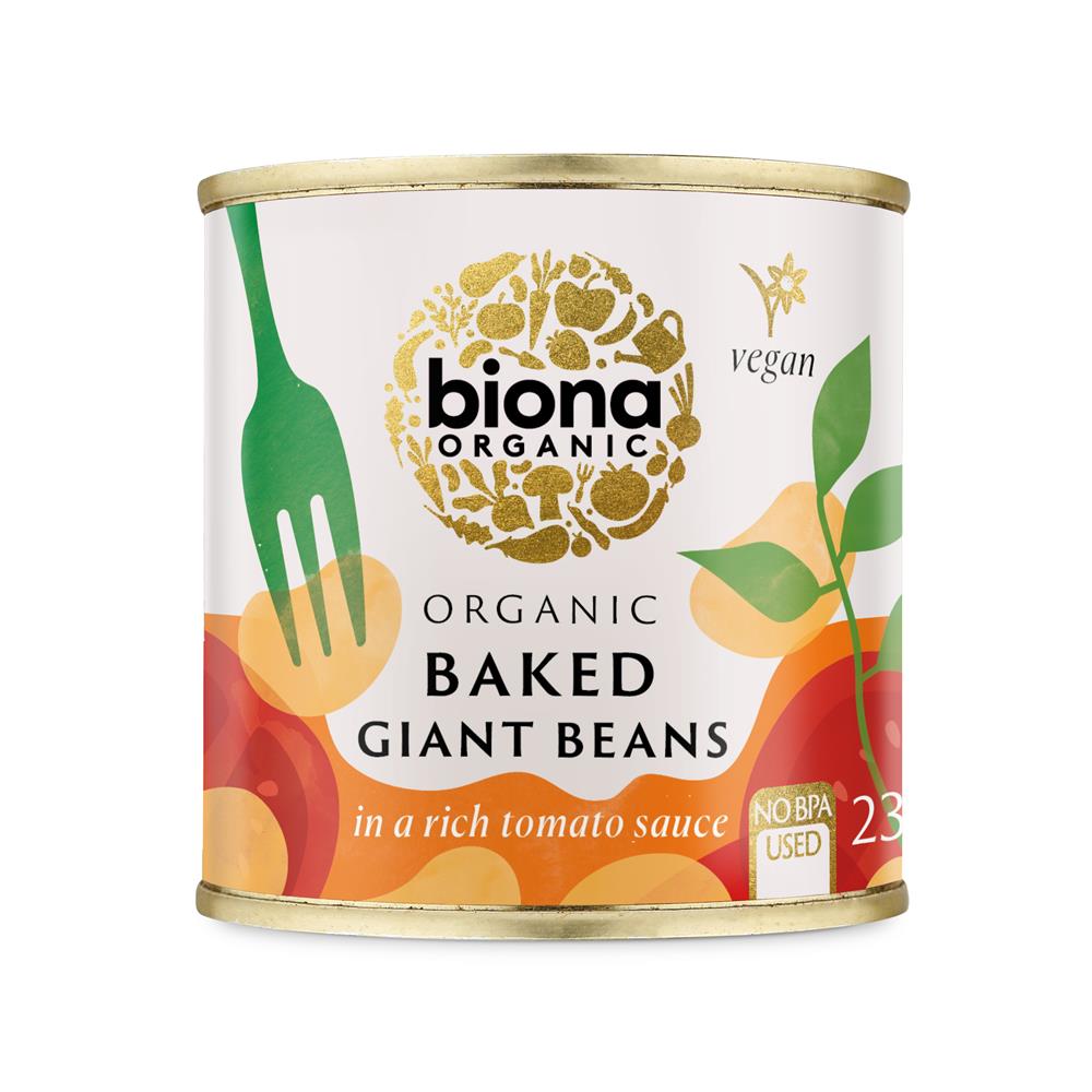 Biona_Baked Giant Beans in Tomato Sauce Organic 230g