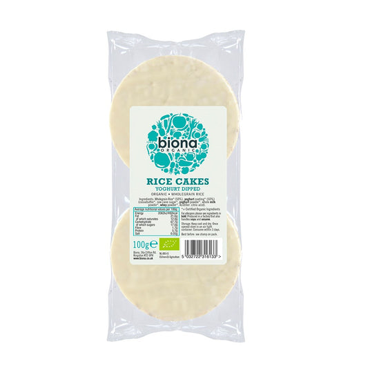 Biona_Organic Yoghurt Coated Rice Cakes 100g