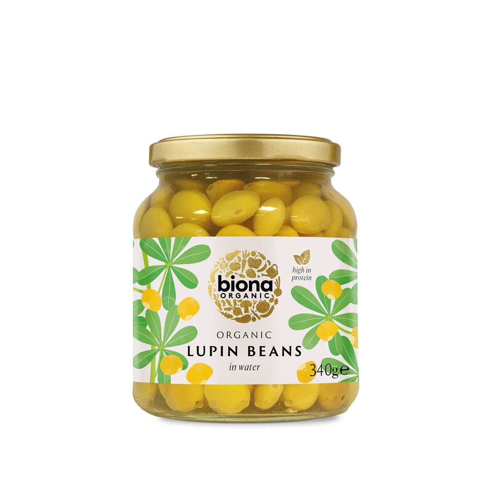 Biona_Organic Lupin Beans in Glass Jar 340g