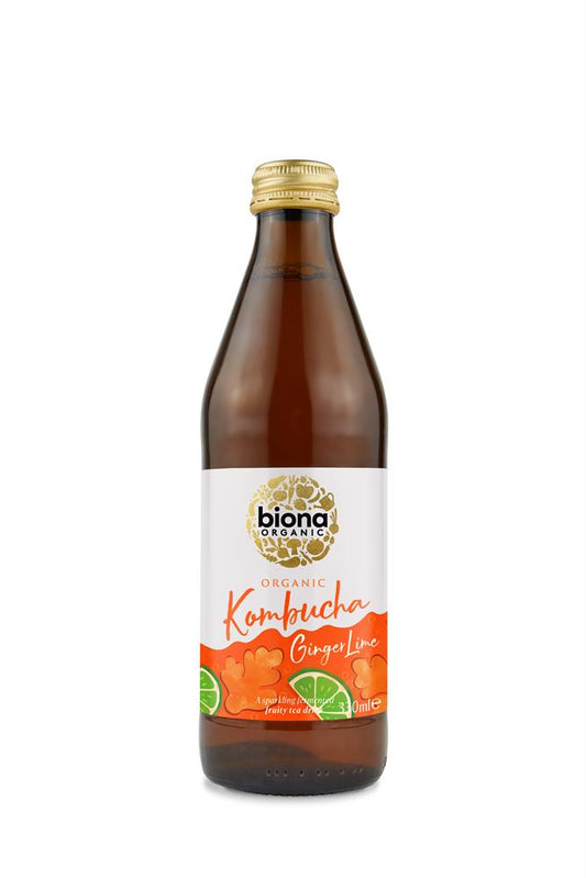 Biona_Organic Kombucha Ginger & Lime 330ml