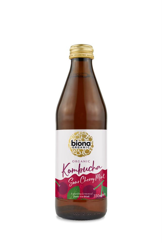 Biona_Organic Kombucha Sour Cherry & Mint 330ml