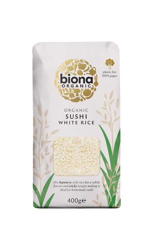 Biona_Organic Sushi Rice White 400g