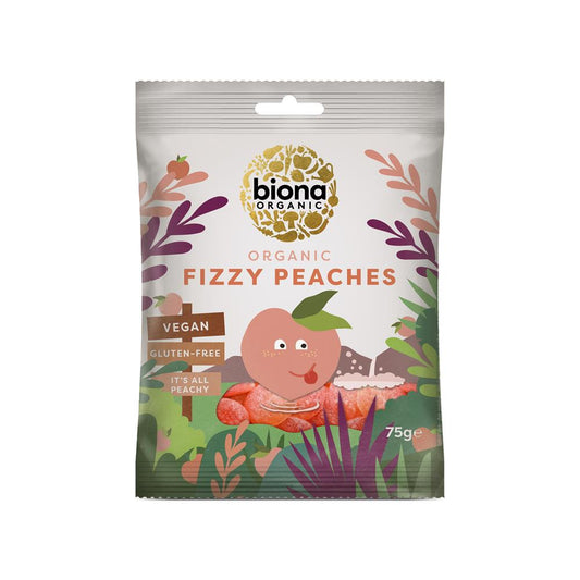 Biona_Organic Vegan Fizzy Peaches 75g
