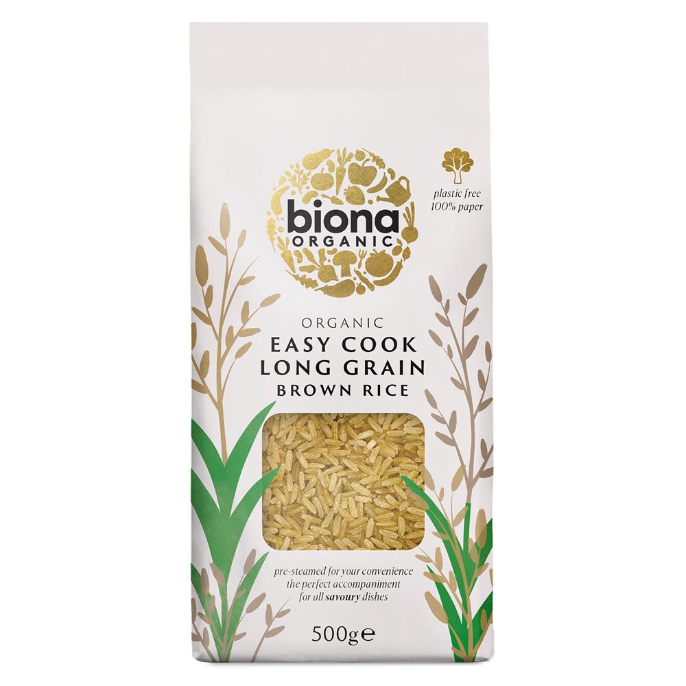 Biona_Organic Easy Cook Long Grain Brown Rice 500g