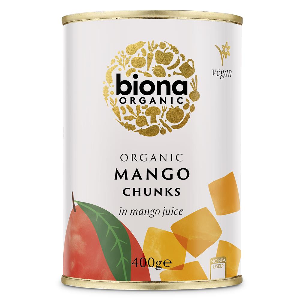 Biona_Organic Mango Chunks in Mango Juice 400g