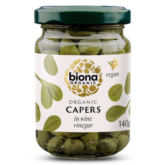 Biona_Capers in Wine Vinegar Organic 140g