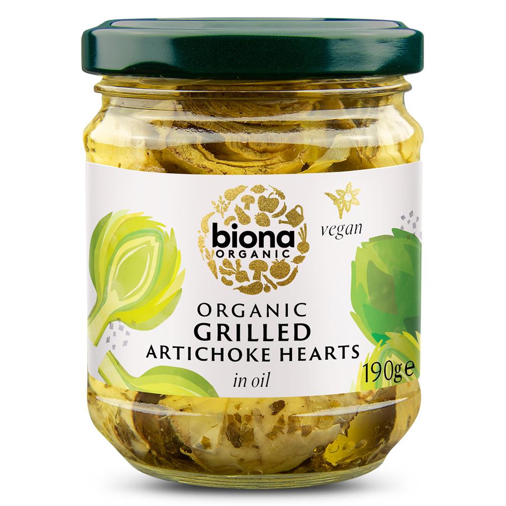 Biona_Grilled Artichoke Quarters Organic 190g