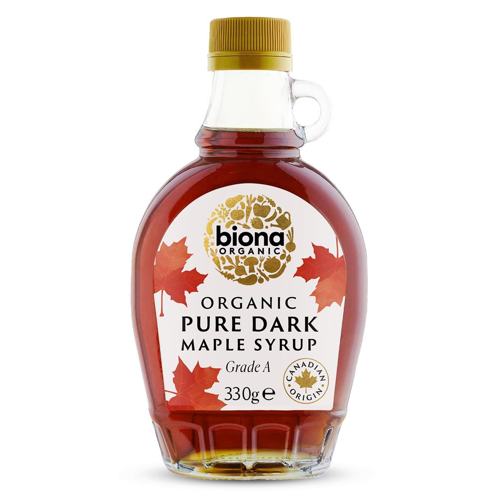 Biona_Organic Pure Maple Syrup Dark Grade A 330g