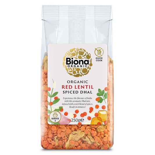 Biona_Organic Spiced Red Lentil Dahl 250g
