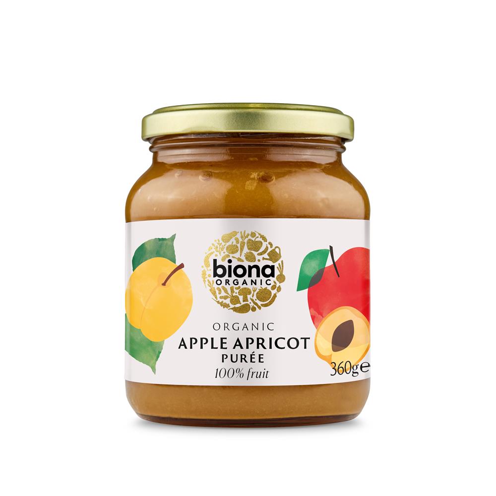 Biona_Organic Apple & Apricot Puree - No added sugar 360g