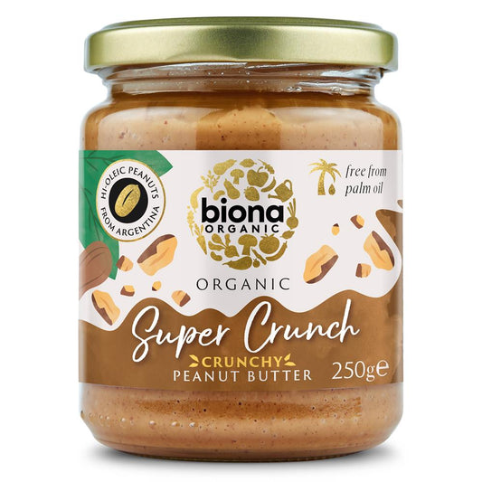 Biona_Hi Oleic Super Crunch Peanut Butter Organic 250g
