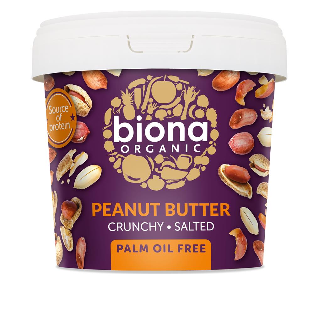 Biona_Organic Peanut Butter Crunchy Salted 1KG