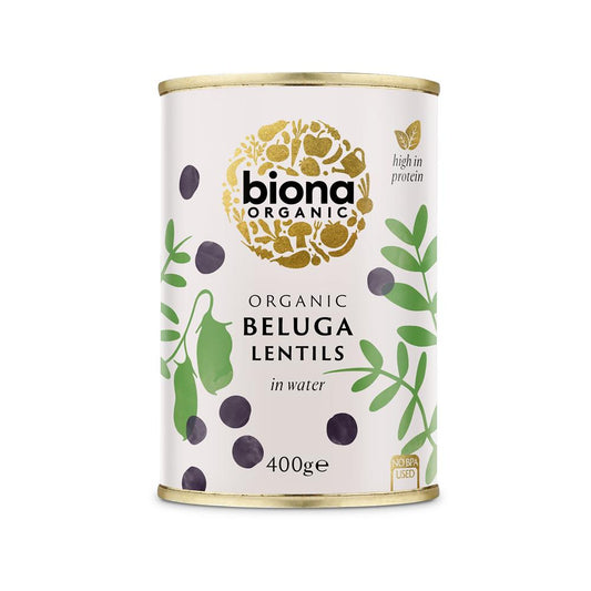 Biona_Organic Black Beluga Lentils 400g