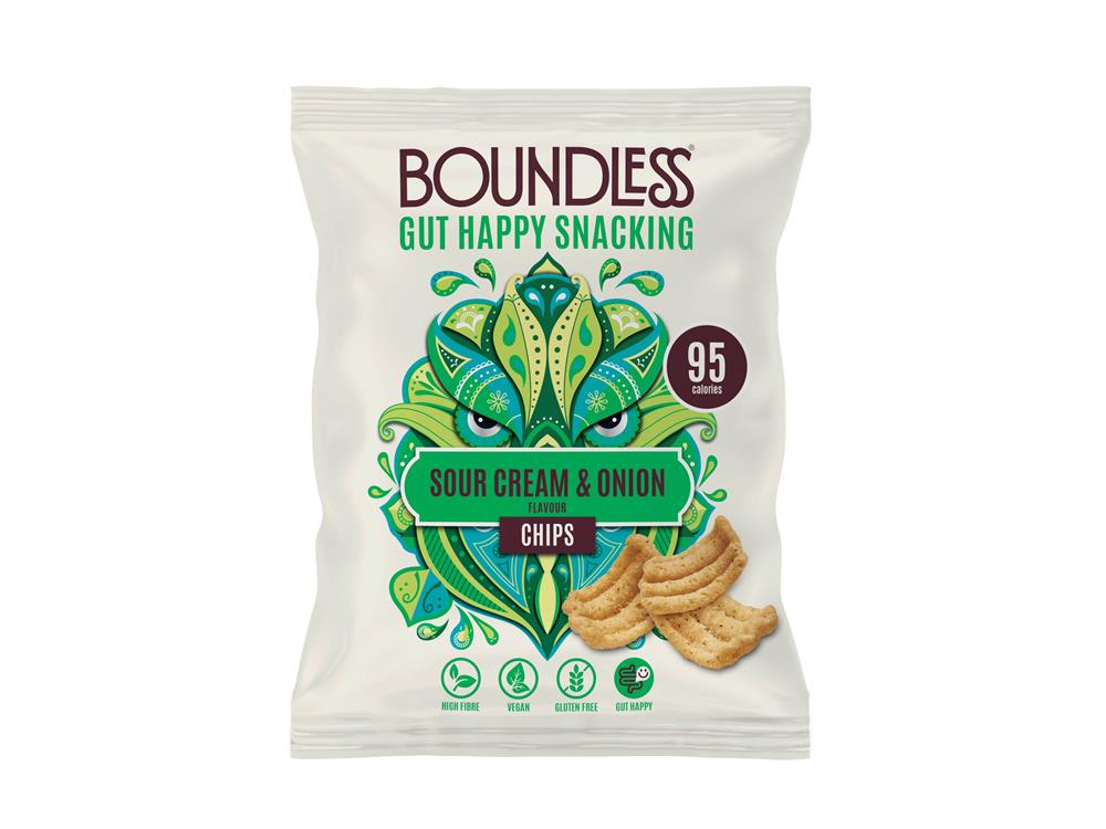 Sour Cream & Onion Chips 23g-pack of 6