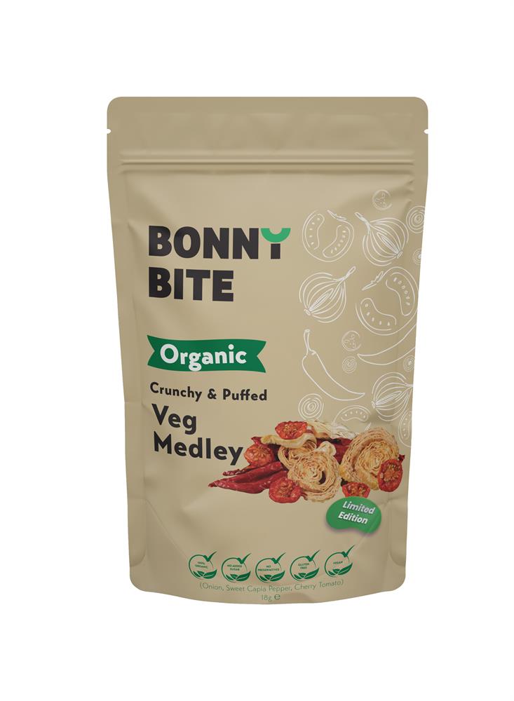 Bonny Bite_- Crunchy & Puffed Veg Medley-pack of 2