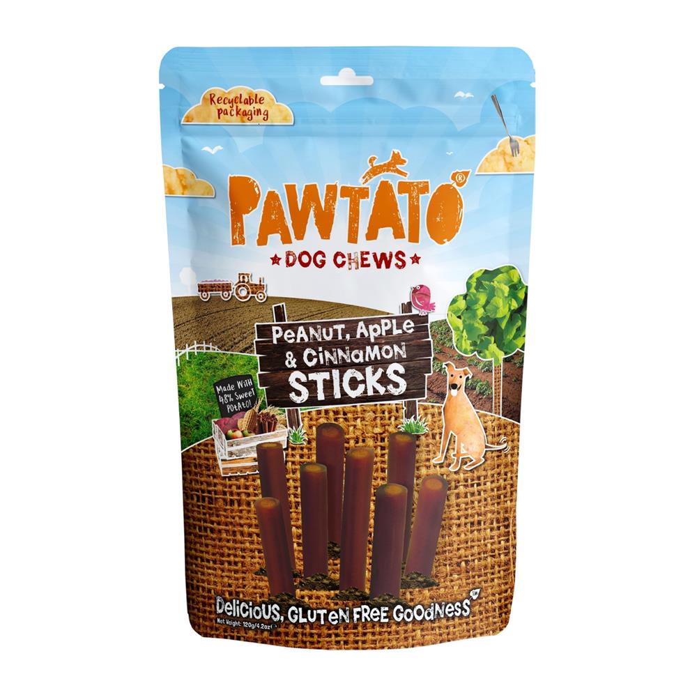 Benevo_Pawtato Sticks w/Peanut Apple & Cinnamon-Pack of 2