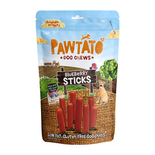 Benevo_Pawtato Blueberry Sticks 120g-Pack of 4