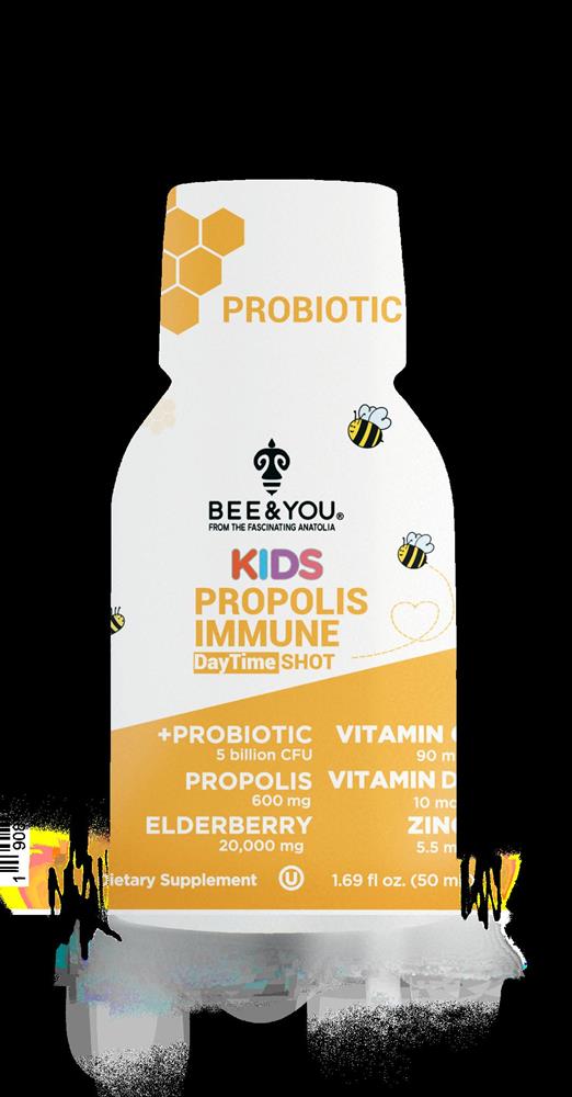 Bee and You_Kids Propolis Immune DayTime Shot - Probiotic 50 ml-pack of 2