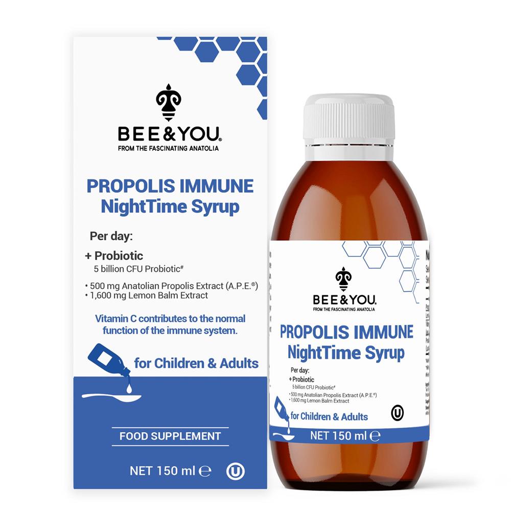 Bee and You_Propolis Immune Night Time Syrup. 150ml