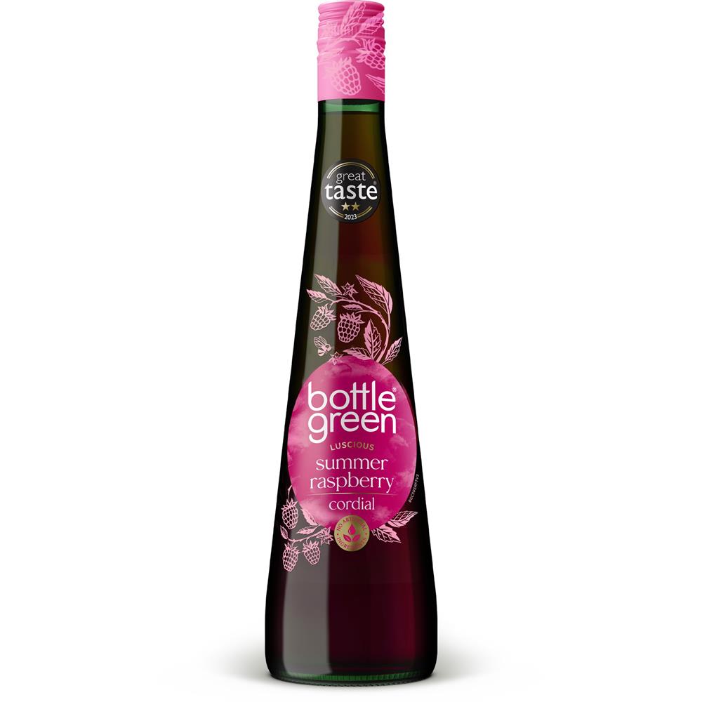 Bottle Green_Plump Summer Raspberry Cordial 500ml