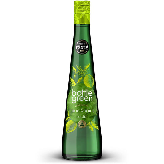 Bottle Green_Lime and Mint Cordial 500ml