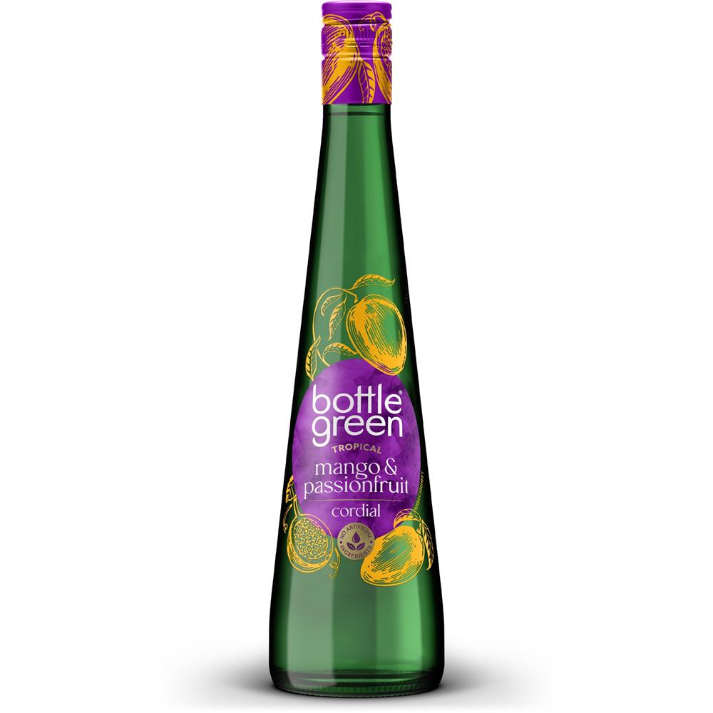 Bottle Green_Bottlegreen Tropical Mango and Passionfruit Cordial 500ml