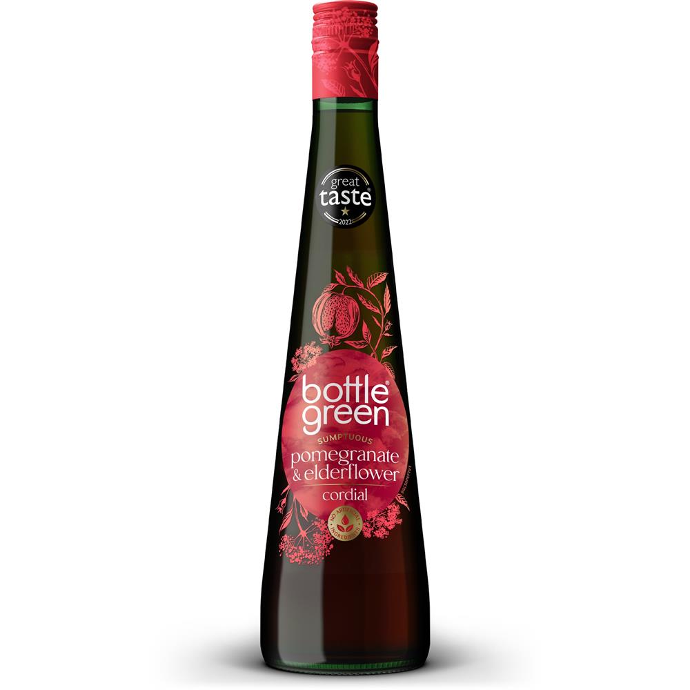 Bottle Green_Pomegranate & Elderflower Cordial 500ml