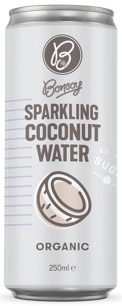 Bonsoy_Organic Sparkling Coconut Water - Original 250ml-pack of 12