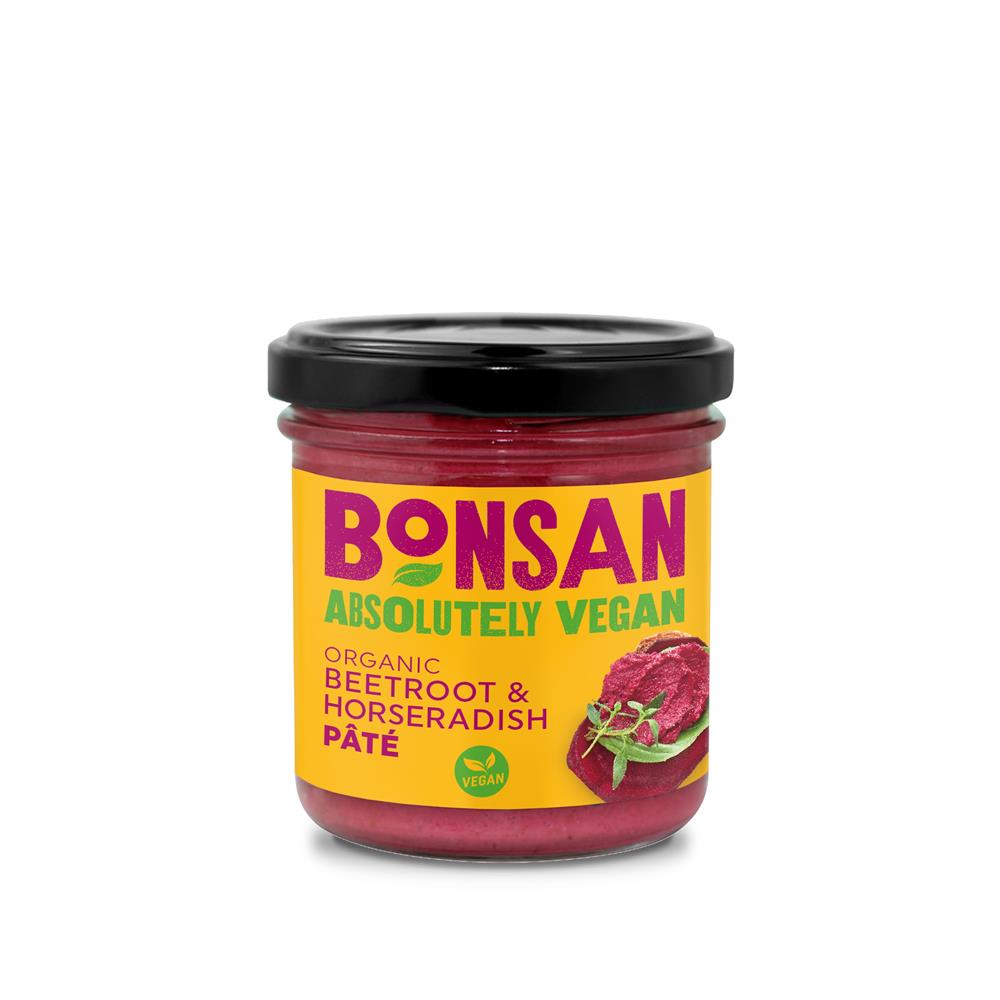 Bonsan_Organic Beetroot Horseradish Pate 130g-Pack of 2