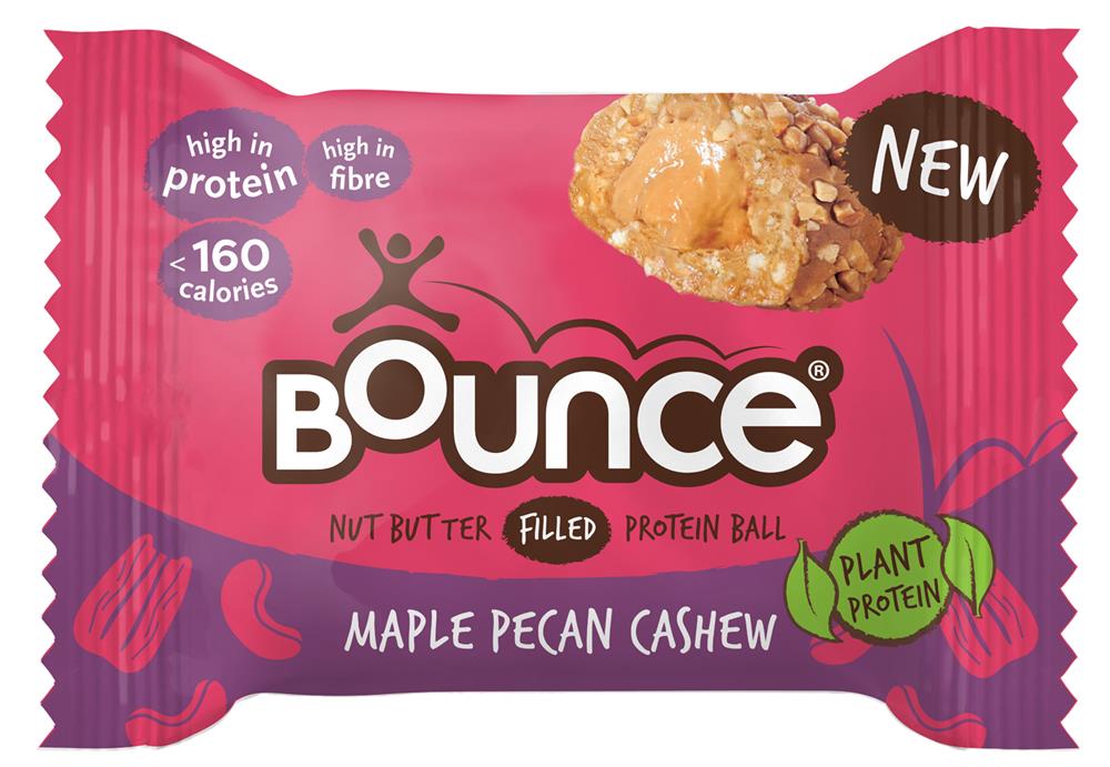 Bounce_Plant Protein Maple Pecan Cashew Ball 35g-Pack of 12