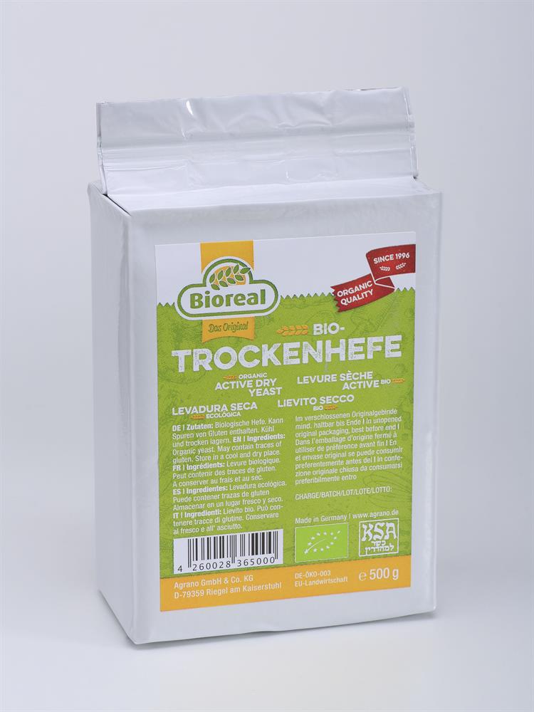 Bioreal_Organic Active Dry Yeast 500g (for large scale consumer)